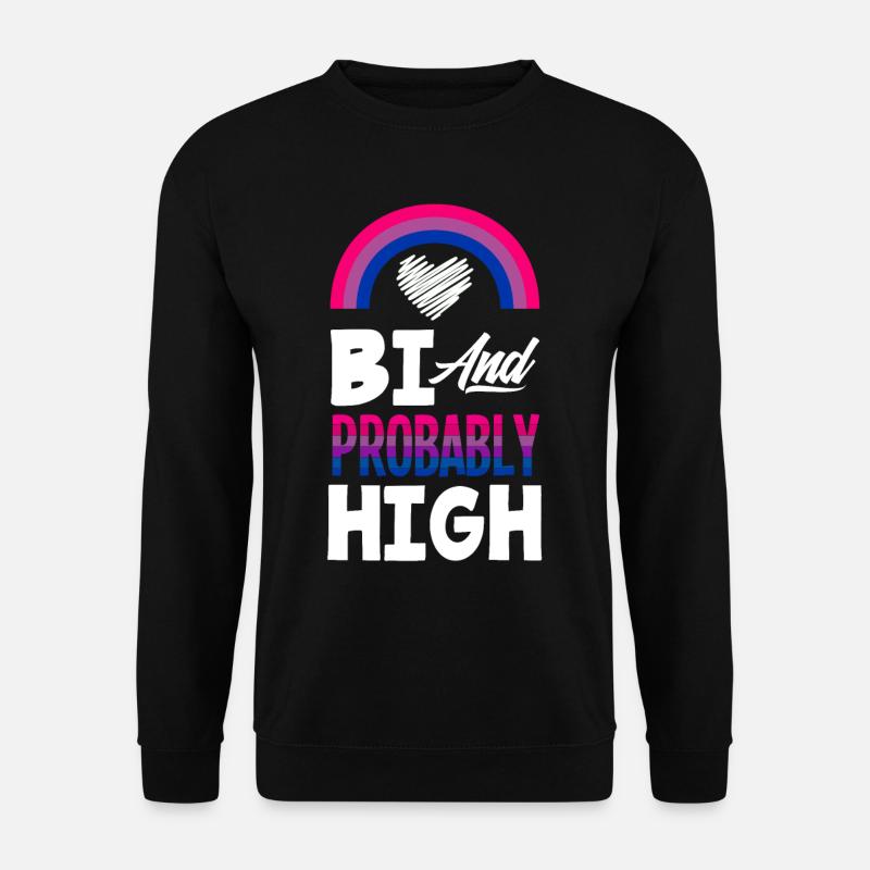 Bisexual Cannabis - Unisex Sweatshirt - black