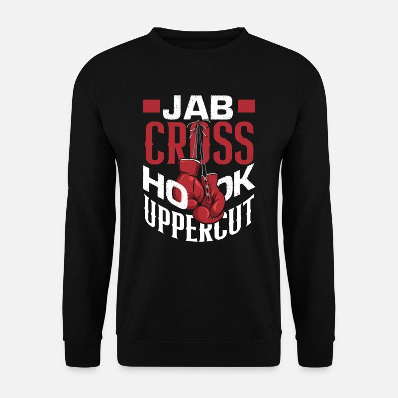 Boxe, Boxeur, Athlète - Sweat-shirt Unisexe - noir