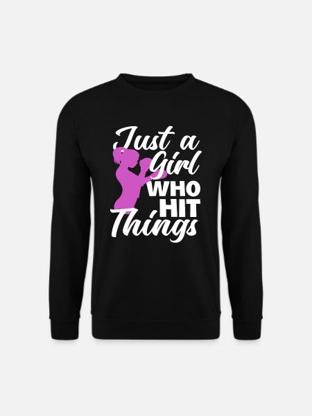 Boxe Femmes Boxer Fille - Sweat-shirt Unisexe - noir