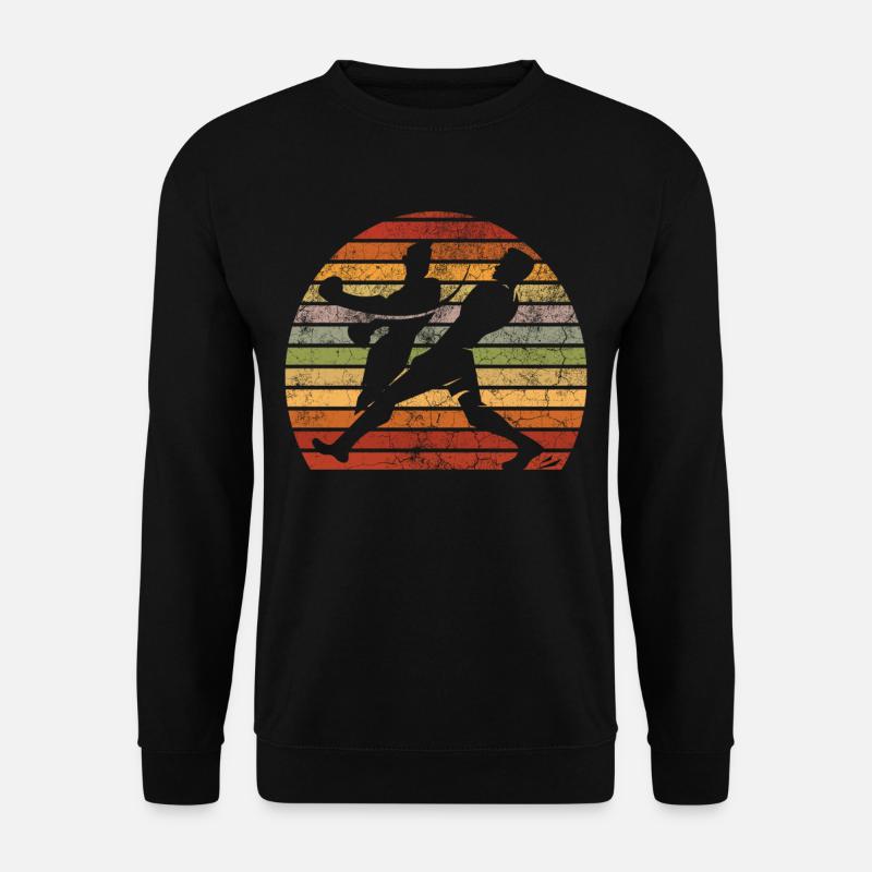 Retro Boxing Boxers - Unisex Sweatshirt - black