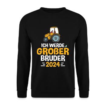 Grand frère 2024 - Sweat-shirt Unisexe - noir - Devant - Alina (178cm) & Michal (187cm)