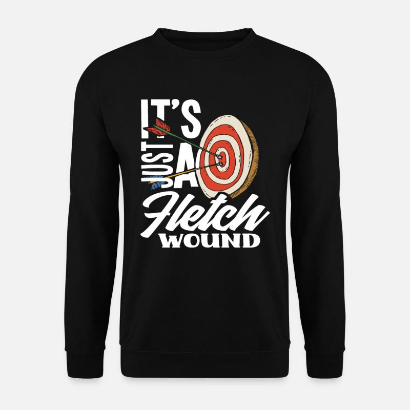 Lustiges Bogenschießen Bogen - Unisex Pullover - Schwarz