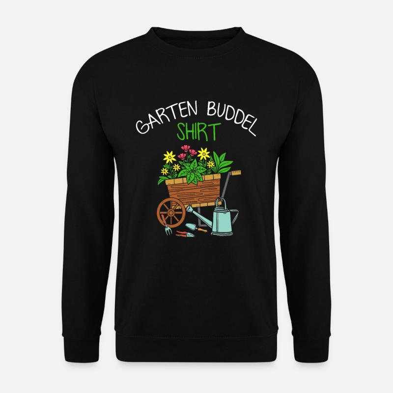 Garten Buddel - Unisex Pullover - Schwarz