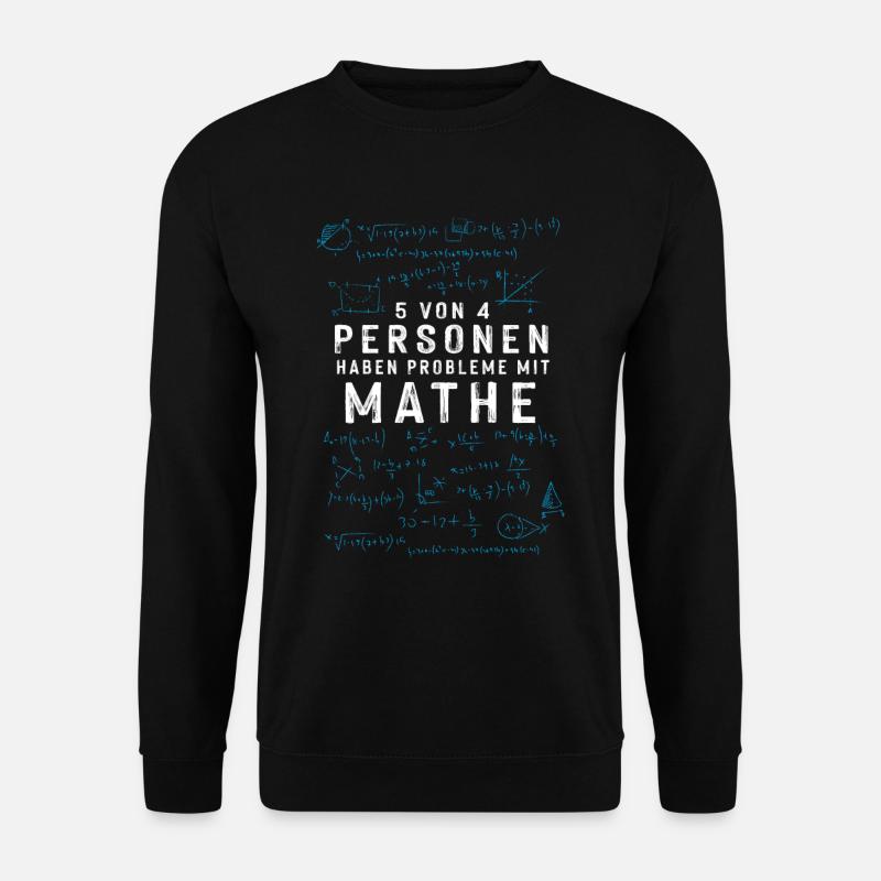 Professeur de mathématiques - Sweat-shirt Unisexe - noir