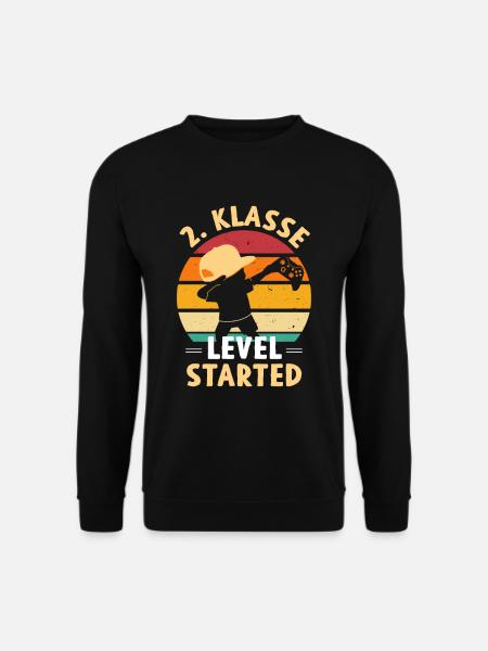 2nd Class Level Started - Unisex Sweatshirt - black