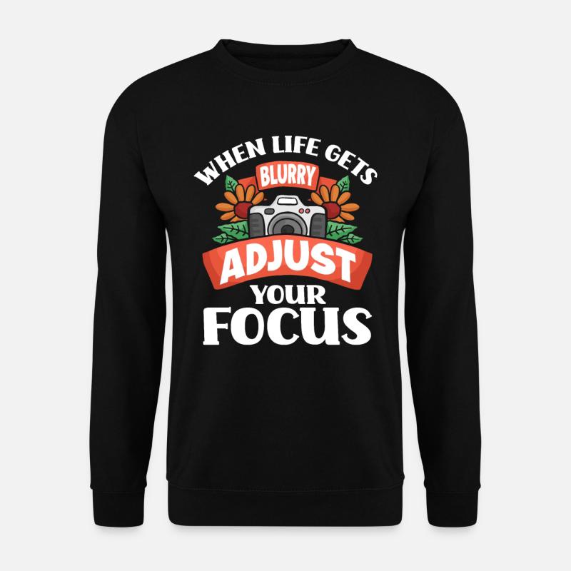 Photographer Photographer Blurred Focus - Unisex Sweatshirt - black