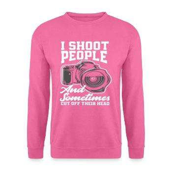 Photographer Pun - Unisex Sweatshirt - pink - Front
