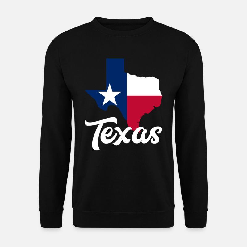 Texas, États-Unis - Sweat-shirt Unisexe - noir