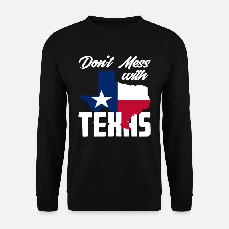 Texas Saying Texans - Unisex Sweatshirt - black