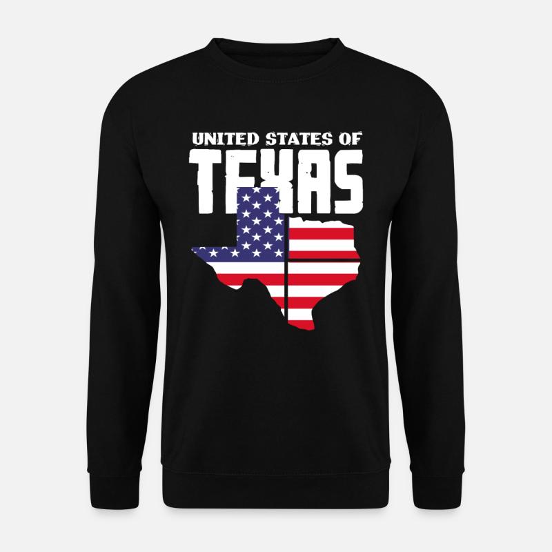 Fier Texas texan - Sweat-shirt Unisexe - noir