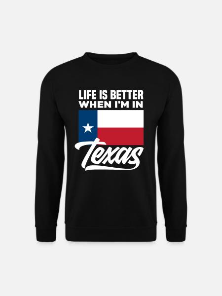 Texas Leben - Unisex Pullover - Schwarz