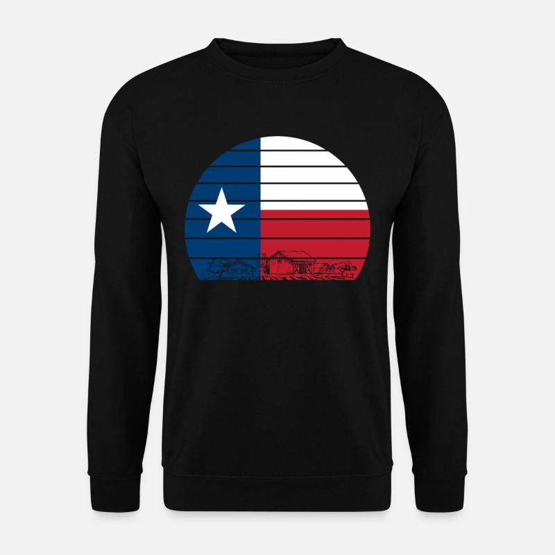 Retro Texas - Unisex Sweatshirt - black