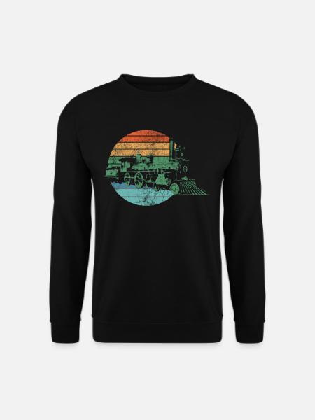 Zug Züge Zugfahrer - Unisex Pullover - Schwarz