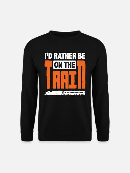 Train Trains Hobby Train Spotter Train Driving - Unisex Sweatshirt - black