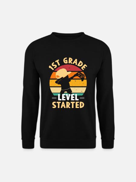 1st Class Level Started - Unisex Sweatshirt - black