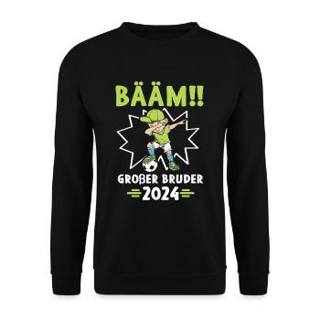 Bääm Big Brother 2024 Dabbing Football - Sweat-shirt Unisexe - noir - Devant - Alina (178cm) & Michal (187cm)