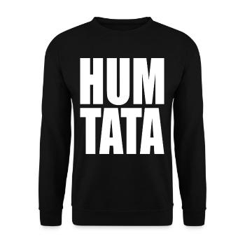 Humtata Spielmannszug Blaskapelle Big Band Tätära - Unisex Pullover - Schwarz - Vorne - Alina (178cm) & Michal (187cm)