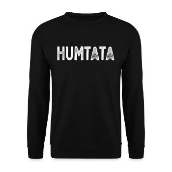 Humtata Spielmannszug Blaskapelle Big Band Tätära - Unisex Pullover - Schwarz - Vorne - Alina (178cm) & Michal (187cm)