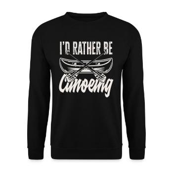 Canoë Canoë - Sweat-shirt Unisexe - noir - Devant - Alina (178cm) & Michal (187cm)