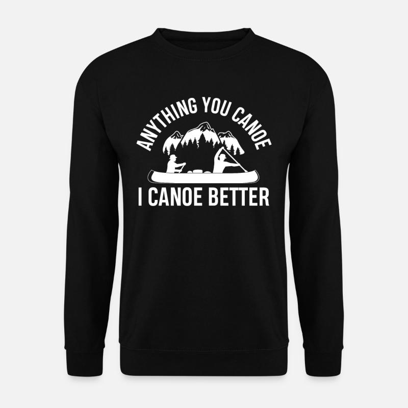Canoe Word Game - Unisex Sweatshirt - black