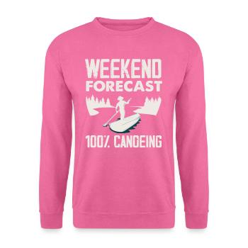 Wochenende Kanu - Unisex Pullover - Pink - Vorne