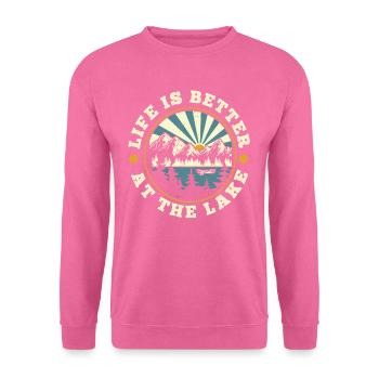 Canoë de sauvetage - Sweat-shirt Unisexe - rose - Devant