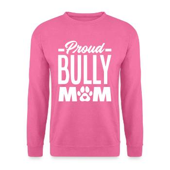 Fière maman des bouledogues - Sweat-shirt Unisexe - rose - Devant
