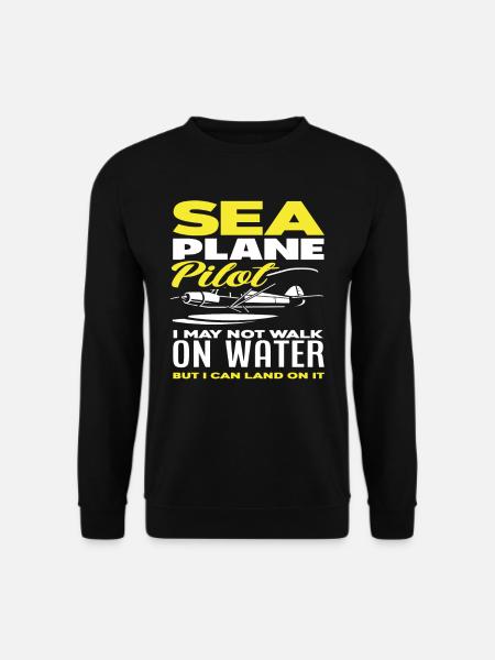Pilote d’hydravion - Sweat-shirt Unisexe - noir