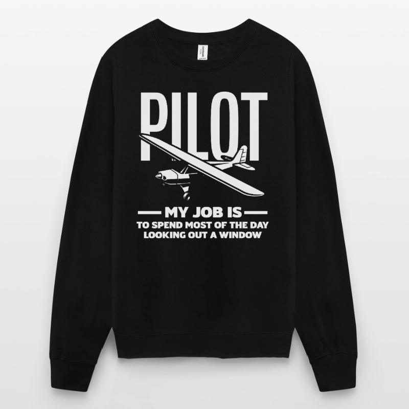 Pilot Berufspilot Geschenk Flugschule Unisex Pullover