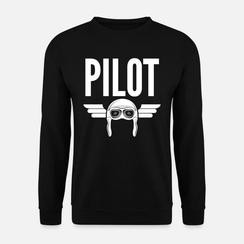 Pilot - Unisex Pullover - Schwarz