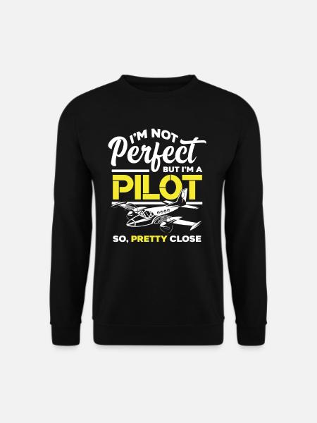 Pilots Saying - Unisex Sweatshirt - black