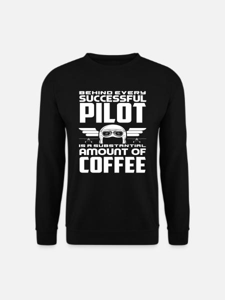 Pilot Coffee Pilots - Unisex Sweatshirt - black