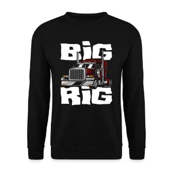 Chauffeur de camion Camion - Sweat-shirt Unisexe - noir - Devant - Alina (178cm) & Michal (187cm)