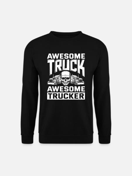 Truck Driver Truck Gift Idea - Unisex Sweatshirt - black