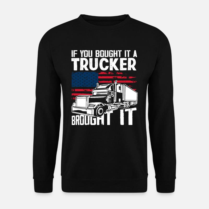 Truck driver - Unisex Sweatshirt - black