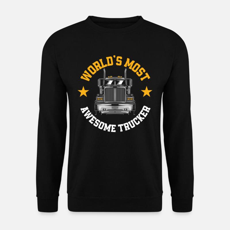 Lkw-Fahrer - Unisex Pullover - Schwarz