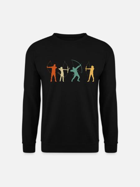 Retro Archery - Unisex Sweatshirt - black