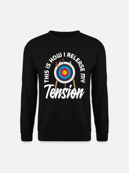 Archer Saying Archery - Unisex Sweatshirt - black