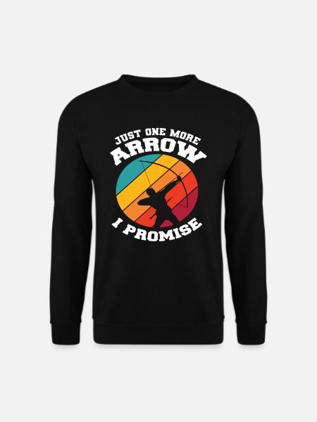 Arrow Bow Retro Archery - Unisex Sweatshirt - black