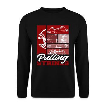 Archery Archery Archery - Unisex Sweatshirt - black - Front - Alina (178cm) & Michal (187cm)