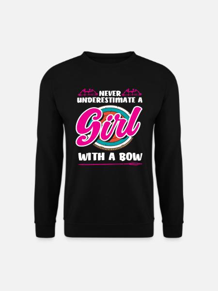 Archery Girl Archery - Unisex Sweatshirt - black