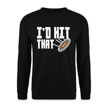 Archery Shooter - Unisex Sweatshirt - black - Front - Alina (178cm) & Michal (187cm)