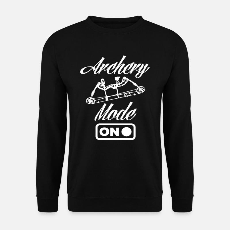 Bogen Modus Bogenschießen - Unisex Pullover - Schwarz