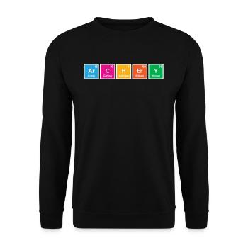 Archery Archery - Unisex Sweatshirt - black - Front - Alina (178cm) & Michal (187cm)
