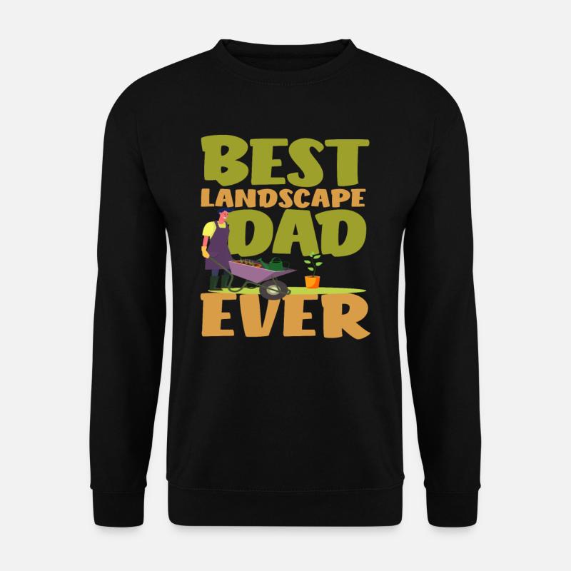 Best Landscaper Dad - Unisex Sweatshirt - black