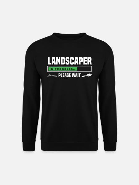 Landscape gardener in training - Unisex Sweatshirt - black
