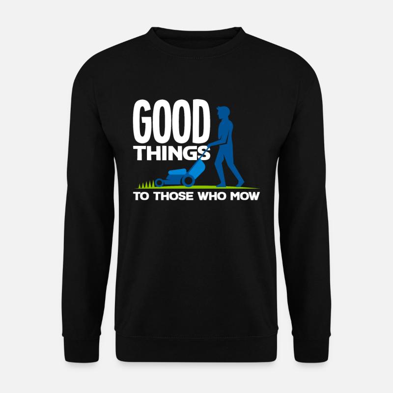 Landscaper Lawn Mowing - Unisex Sweatshirt - black