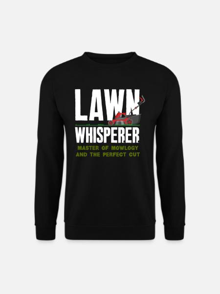Landschaftsgärtner Rasen Flüsterer - Unisex Pullover - Schwarz