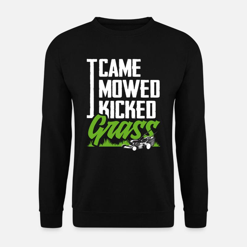 Landscaper Grass Mowing - Unisex Sweatshirt - black