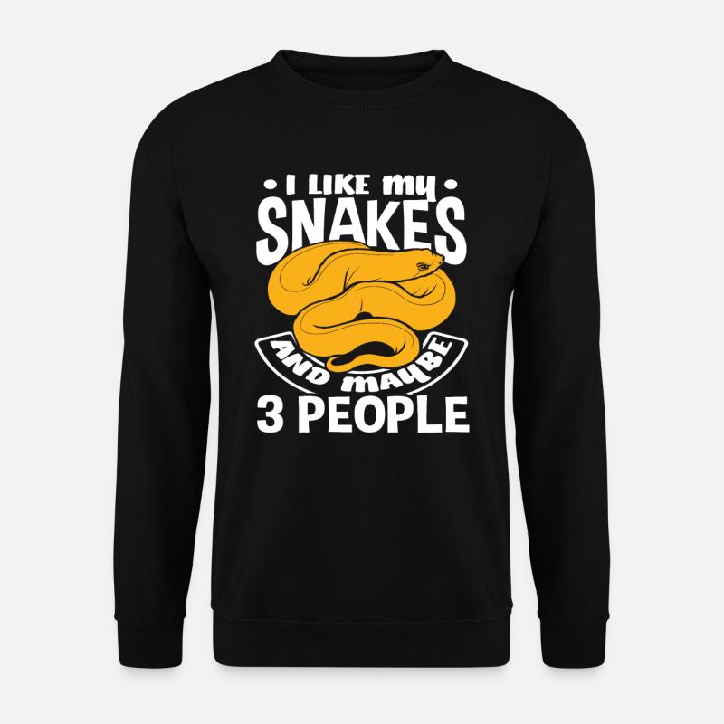 Snake Love Pet - Unisex Sweatshirt - black